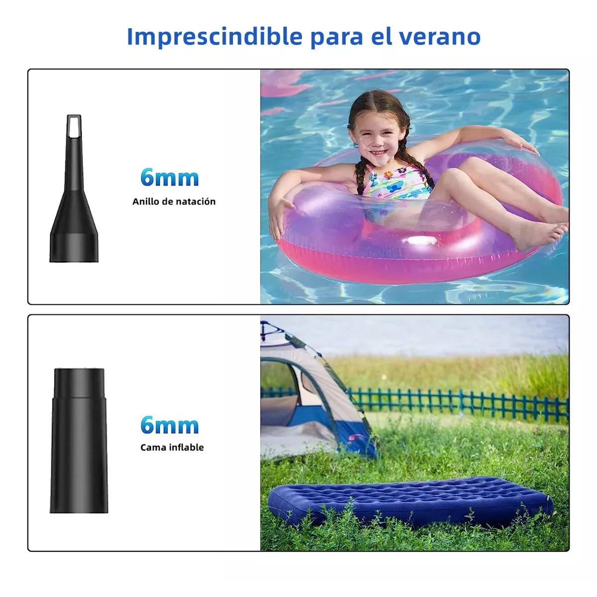 Kit Limpieza Inalámbrico Pc Plumero Aire Soplador Usb 3 In 1