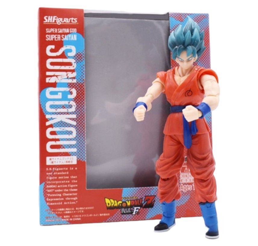 Goku Super Saiyan God Ssj Blue Dragon Ball Dragonball Figura