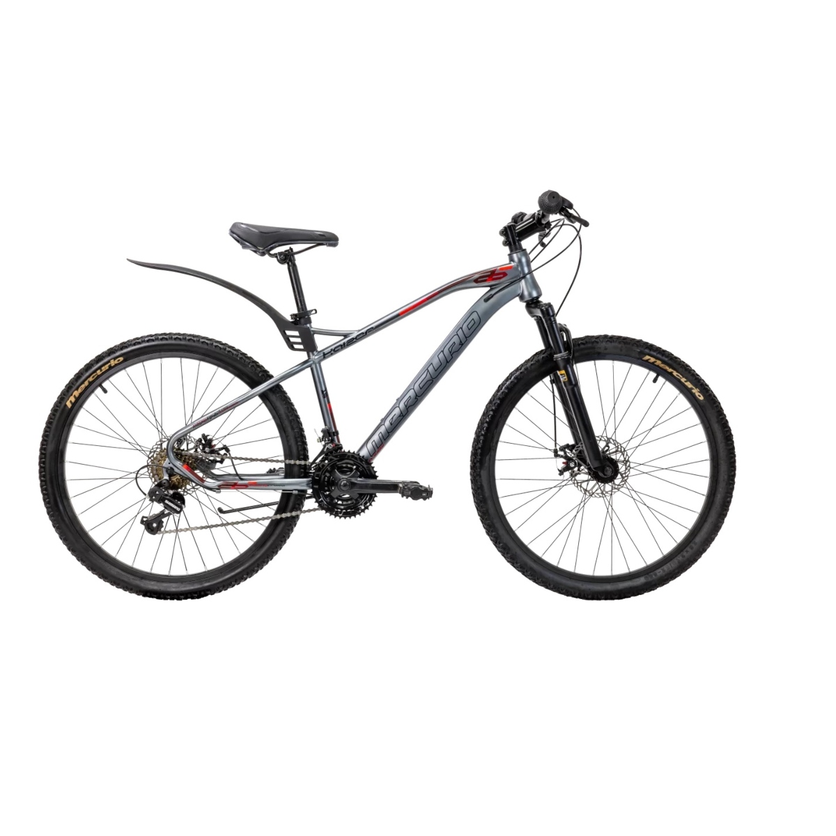 BICICLETA MERCURIO KAIZER MTB R26 SHIMANO 21V GRAFITO ENDY16