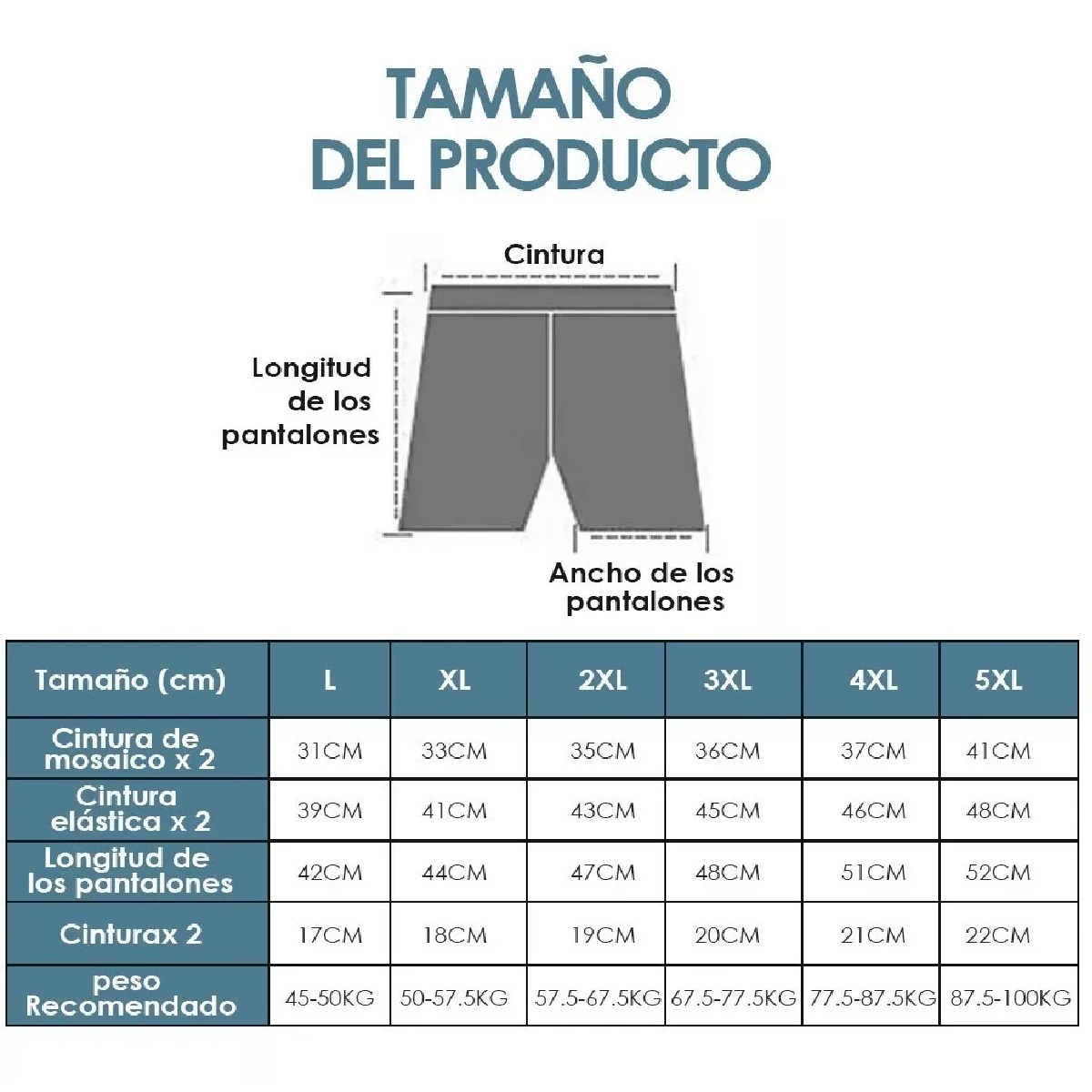 Traje De Baño Deportivo Hombre Natación Short Secado Rapido 4XL