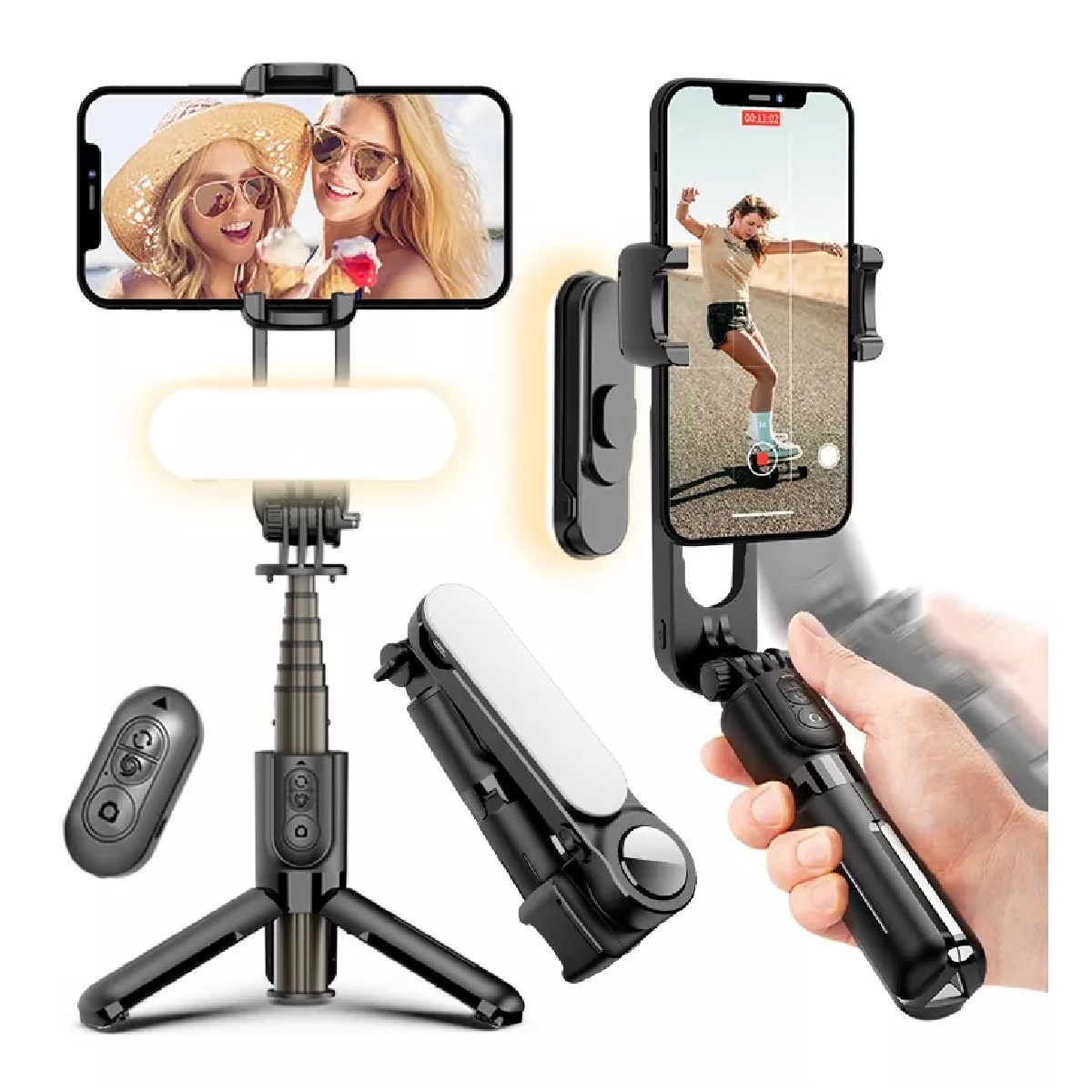 Tripie Gimbal Estabilizador Para Celular Selfie Stick
