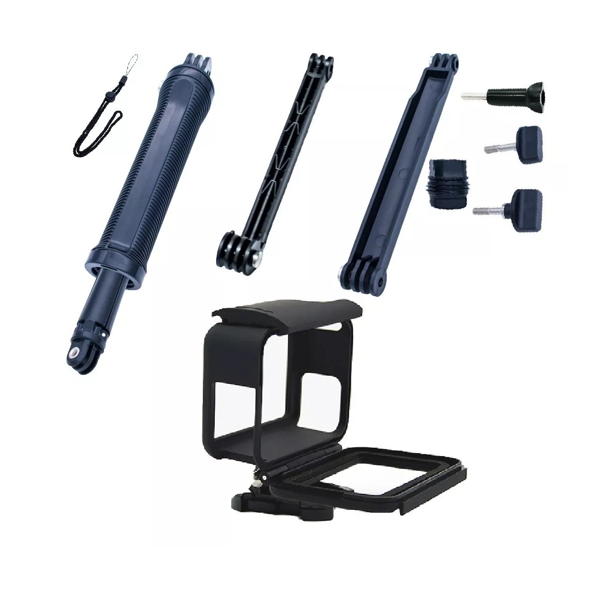 Marco De Fotos Gopro Hero5/6/7 + Palo Selfie Plegable