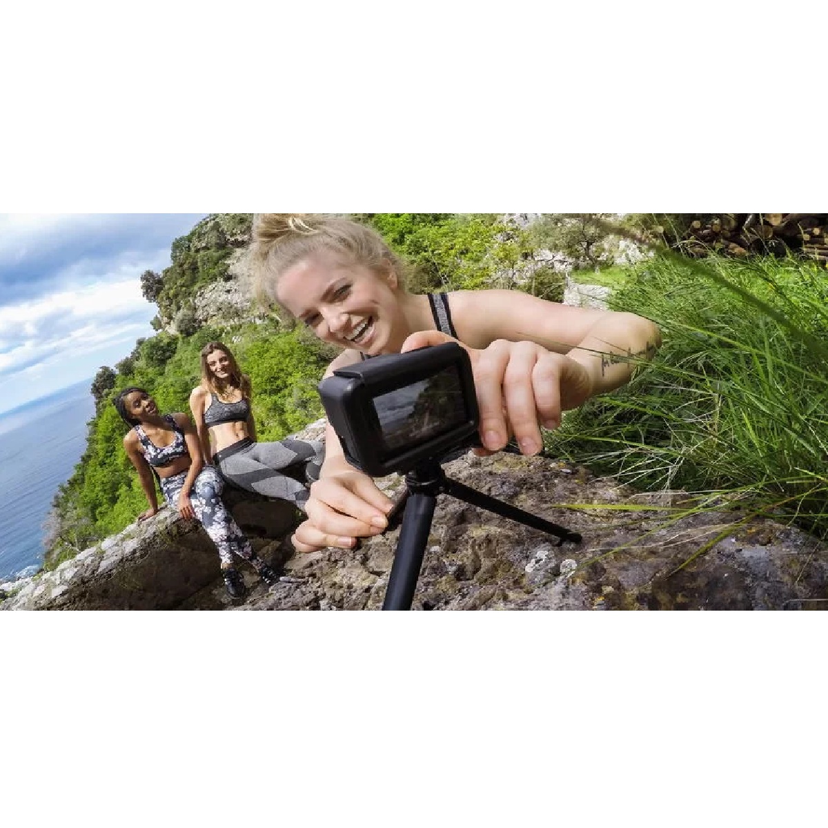 Marco De Fotos Gopro Hero5/6/7 + Palo Selfie Plegable