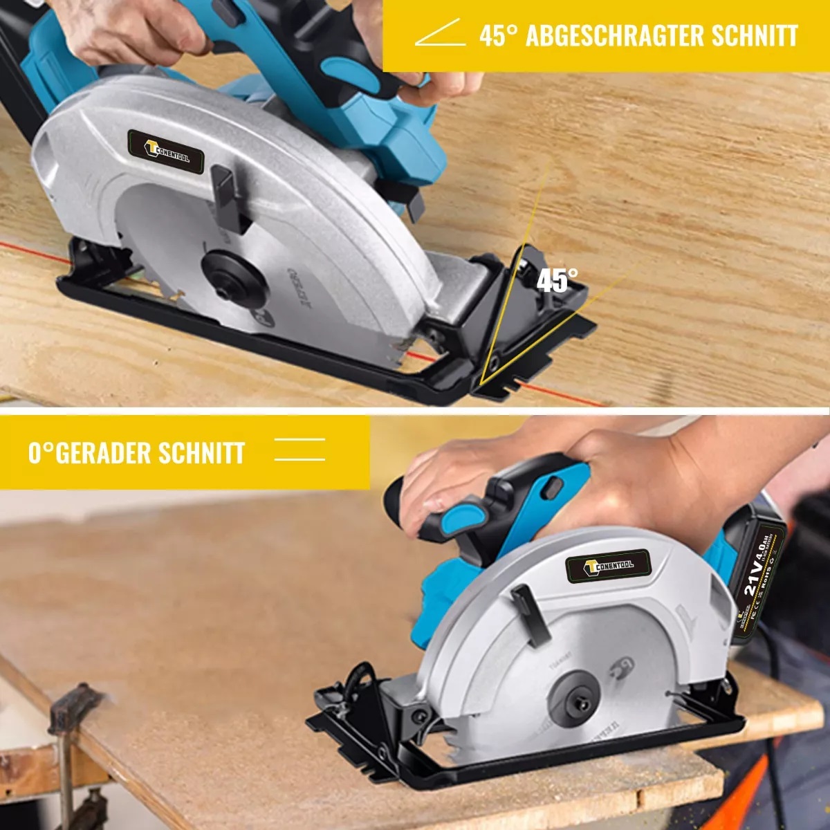 Sierra Circular Eléctrica Profesional 2680w 4.0ah