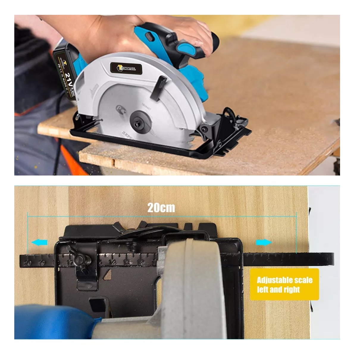 Sierra Circular Eléctrica Profesional 2680w 4.0ah