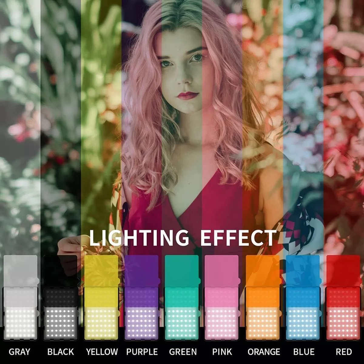 Kit Luz Video Iluminación Fotografía Regulable 2pcs Usb Led