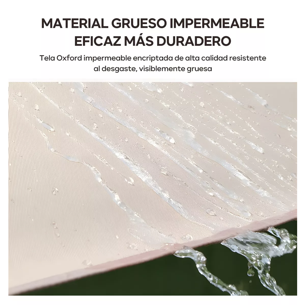 Toldo Plegable Carpa Protección Solar Impermeable 3x4m