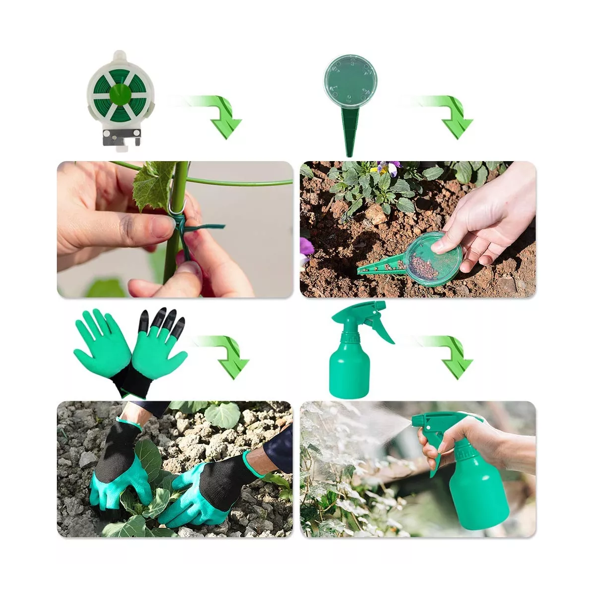 Kit De Jardineria Herramientas Juego Jardin Plantar 83pcs