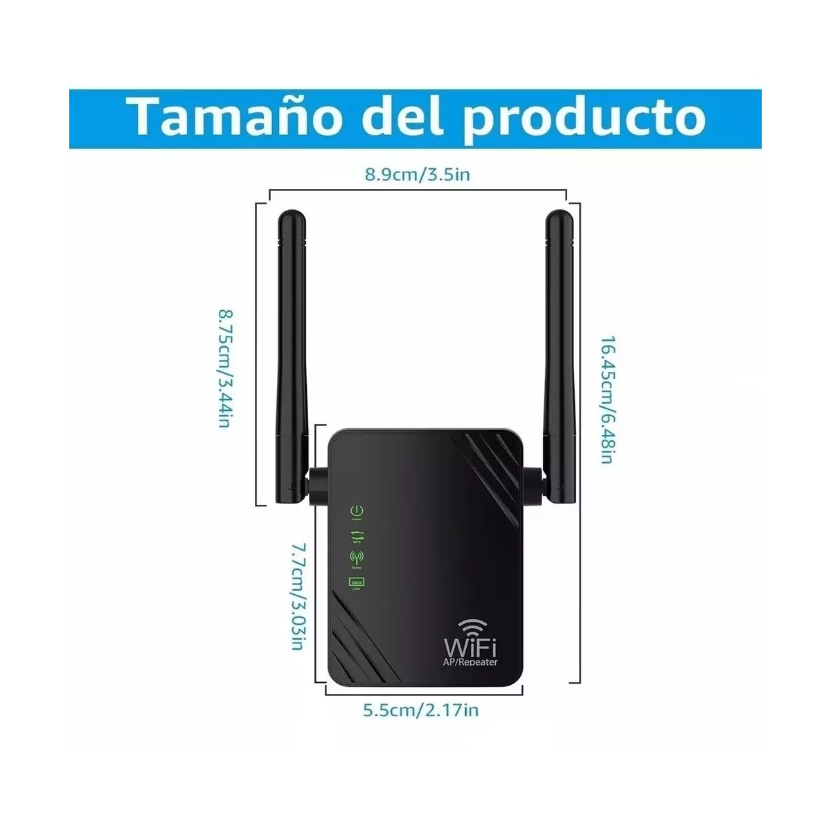 Extensor Repetidor Wifi Amplificador De Señal 300 Mbps