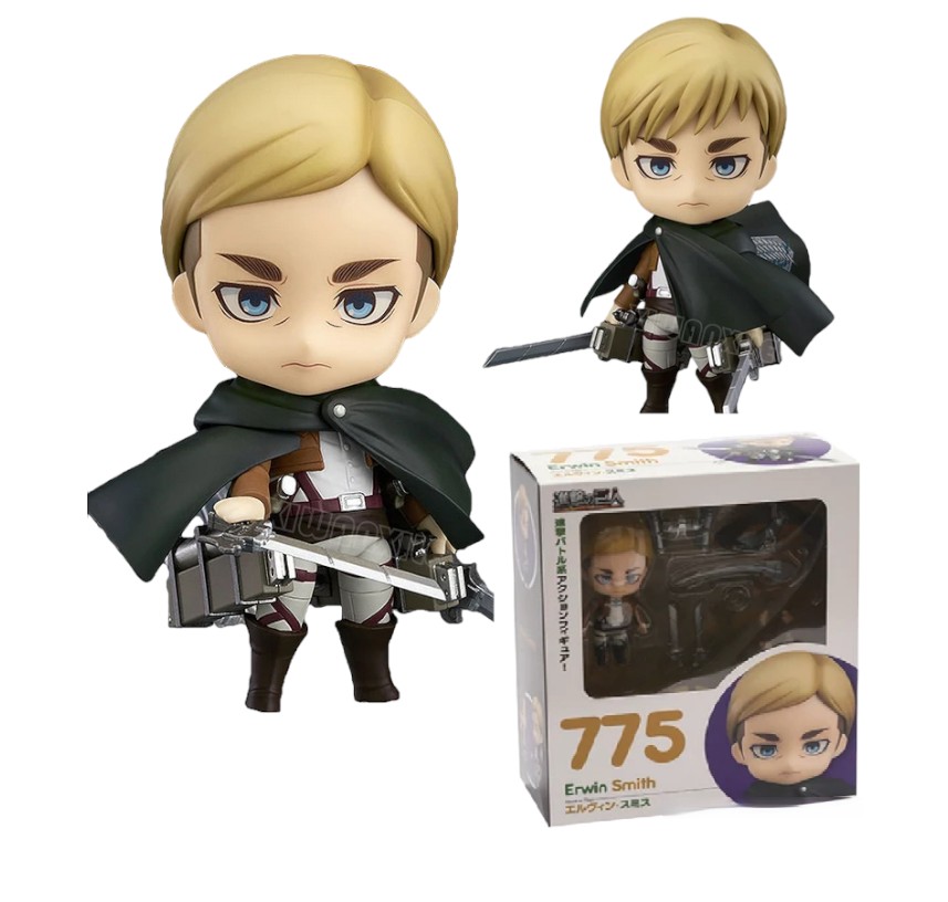 Erwin Smith 775 Attack Titan Shingeki Nendoroid Figura Anime