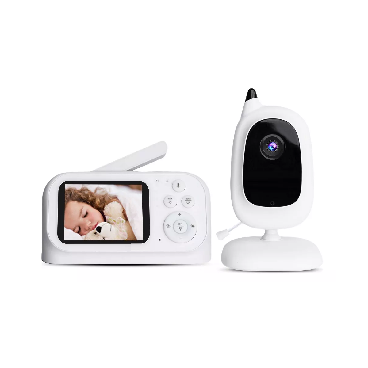 Monitor Para Bebe Inalámbrico Cámara De Seguridad Nocturna