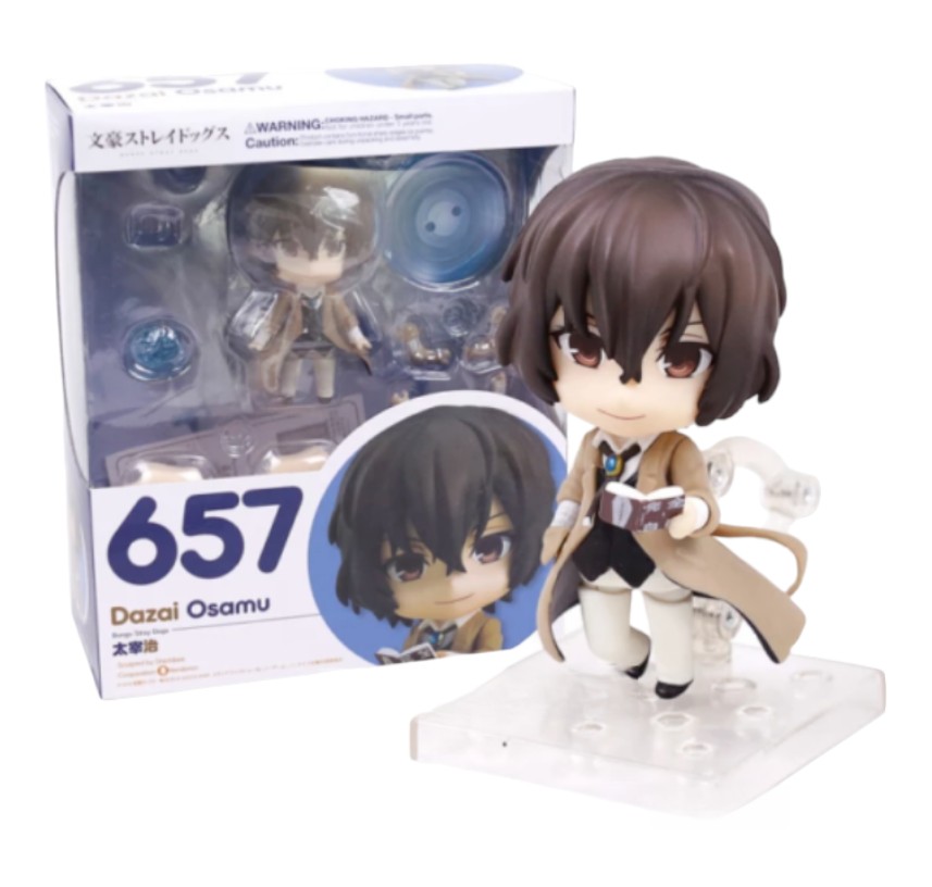Osamu Dazai 657 Bungo Stray Dogs Nendoroid Figura Anime