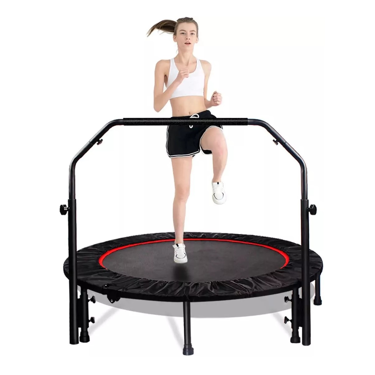 Trampolín Brincolín Aeróbicos Fitness Plegable Ajustable U
