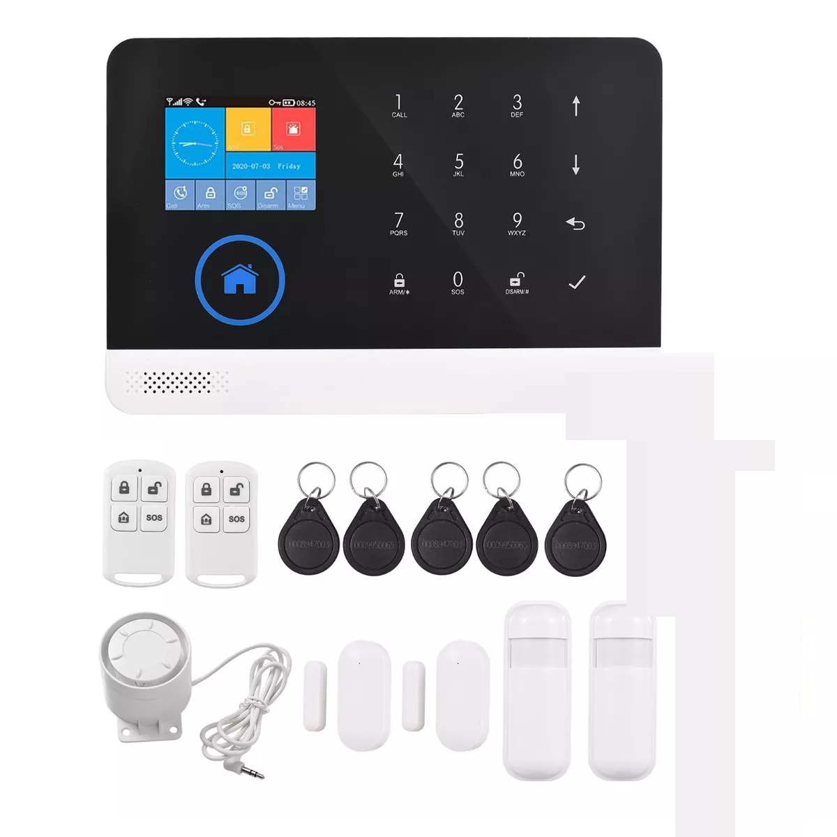 Alarma P/sistema De Seguridad Inalámbrico 433mhz Wifi + Gsm