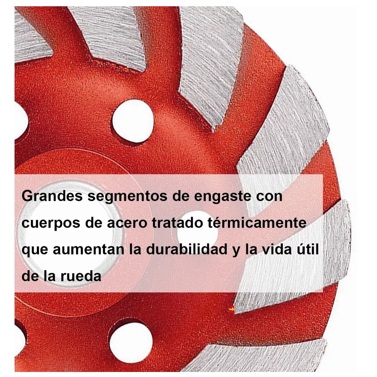 Par De Disco Diamantado Copa Abrasivo Porcelana Vidrio Marmol Rojo