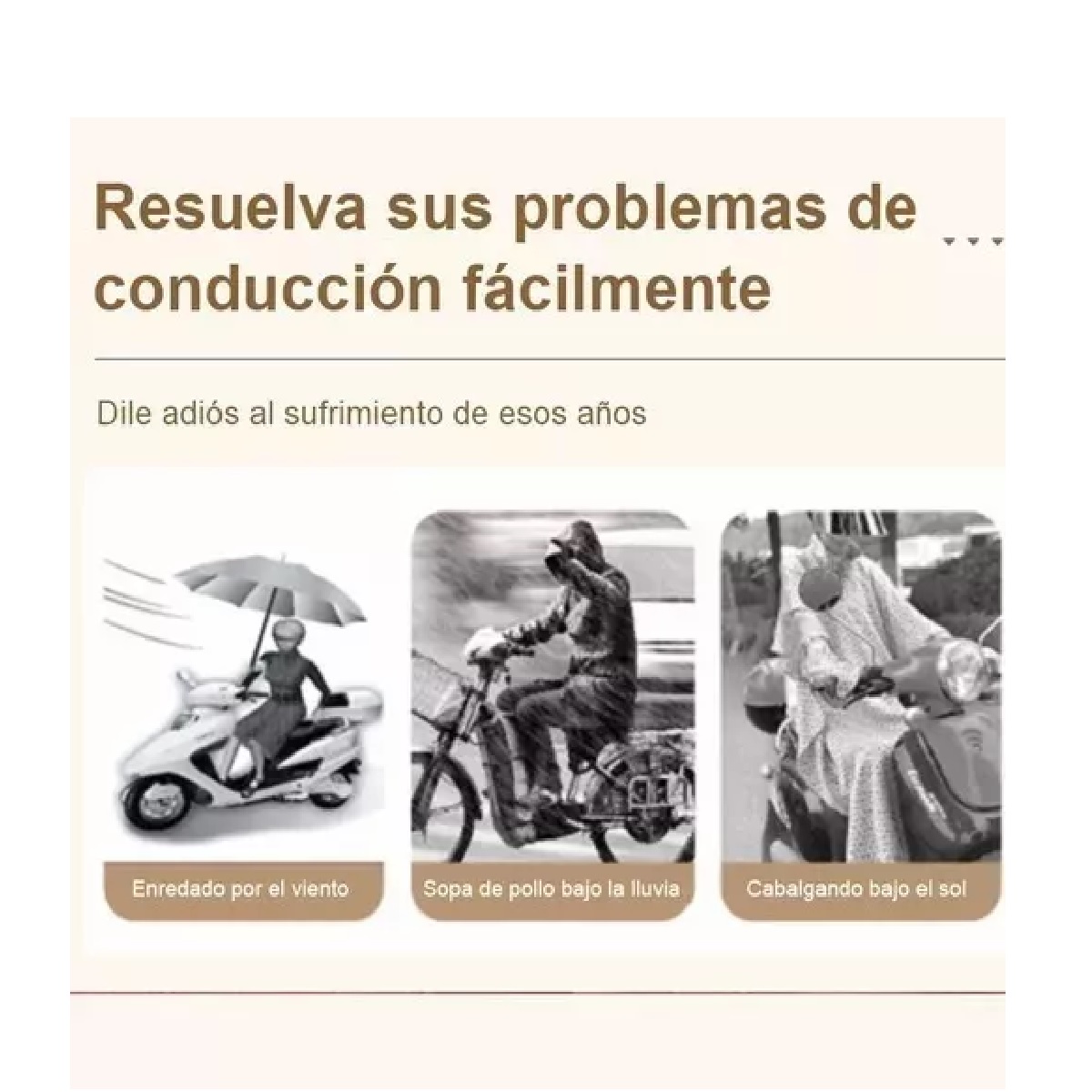 Toldo Cubresol Moto General Impermeable Para Motocicletas