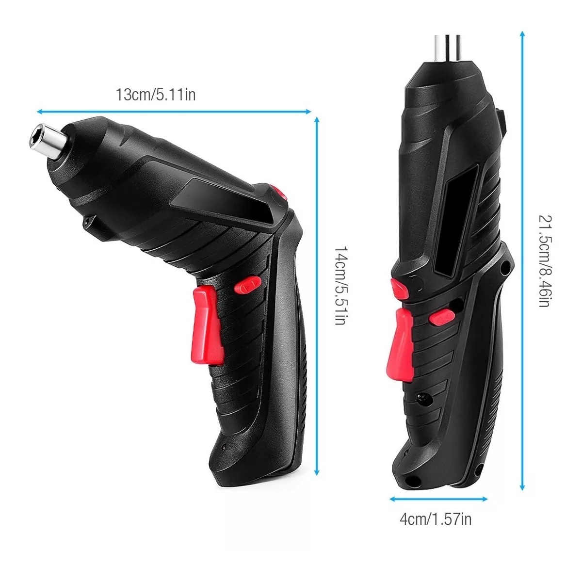 Kit Taladro Desarmador Eléctrico Y Recargable De 3.6v 48 en 1