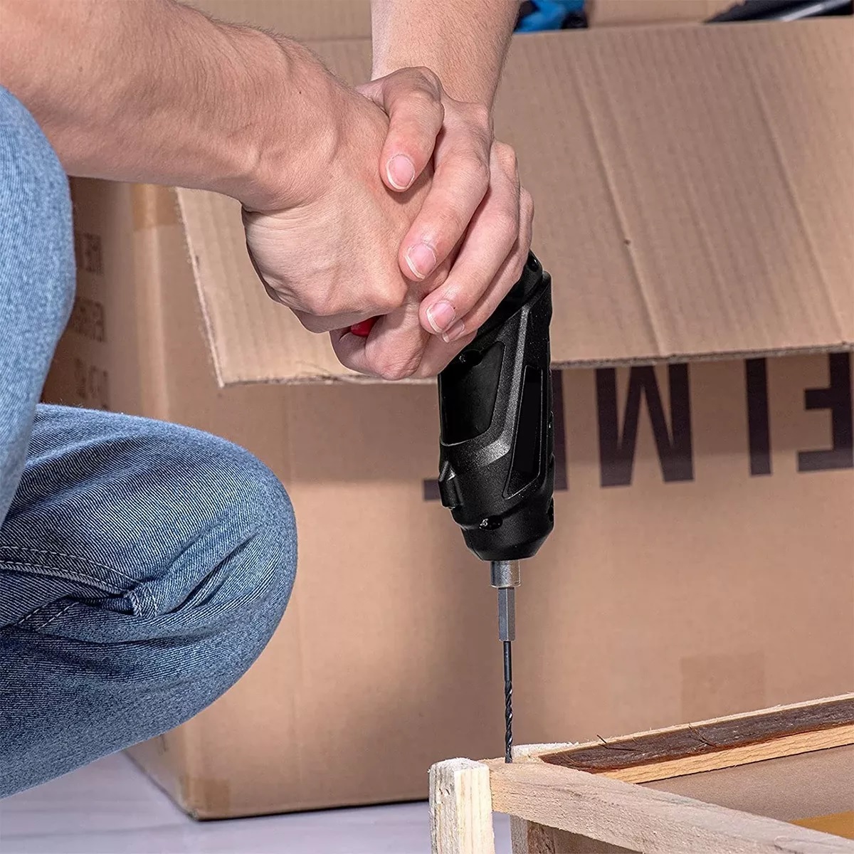 Kit Taladro Desarmador Eléctrico Y Recargable De 3.6v 48 en 1