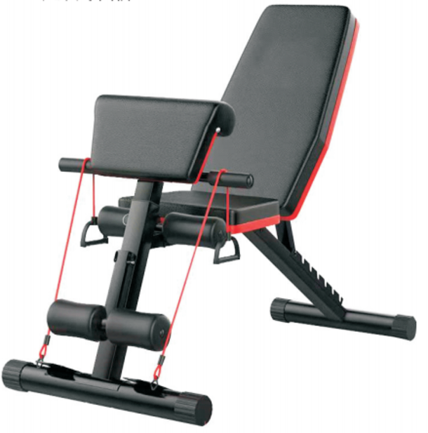 Banco Reclinable Plegable Para Ejercicio Abdominal Fitness