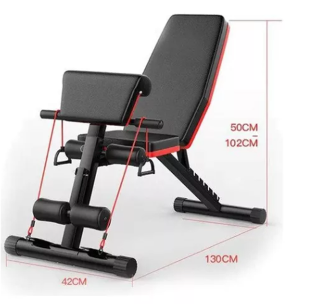 Banco Reclinable Plegable Para Ejercicio Abdominal Fitness