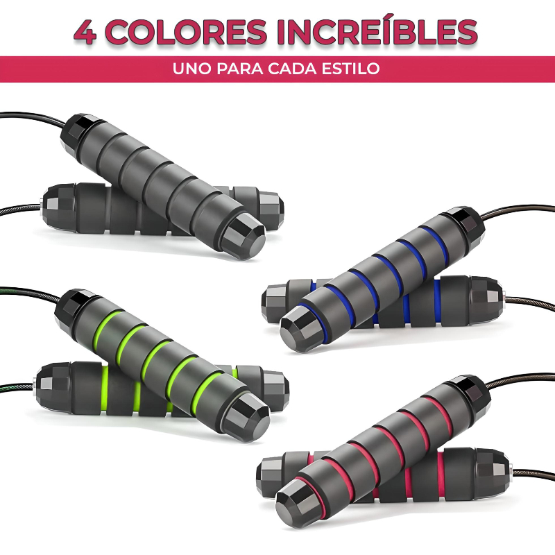 AYARA Cuerda Para Saltar Premium De 2,4 Metros De Longitud Ajustable, Con Cable De Acero Y Mango De Polipropileno, Ideal Para Fitness, Cardio, Gimnasio Y Ejercicio En Casa, Color Negro - Foto 7