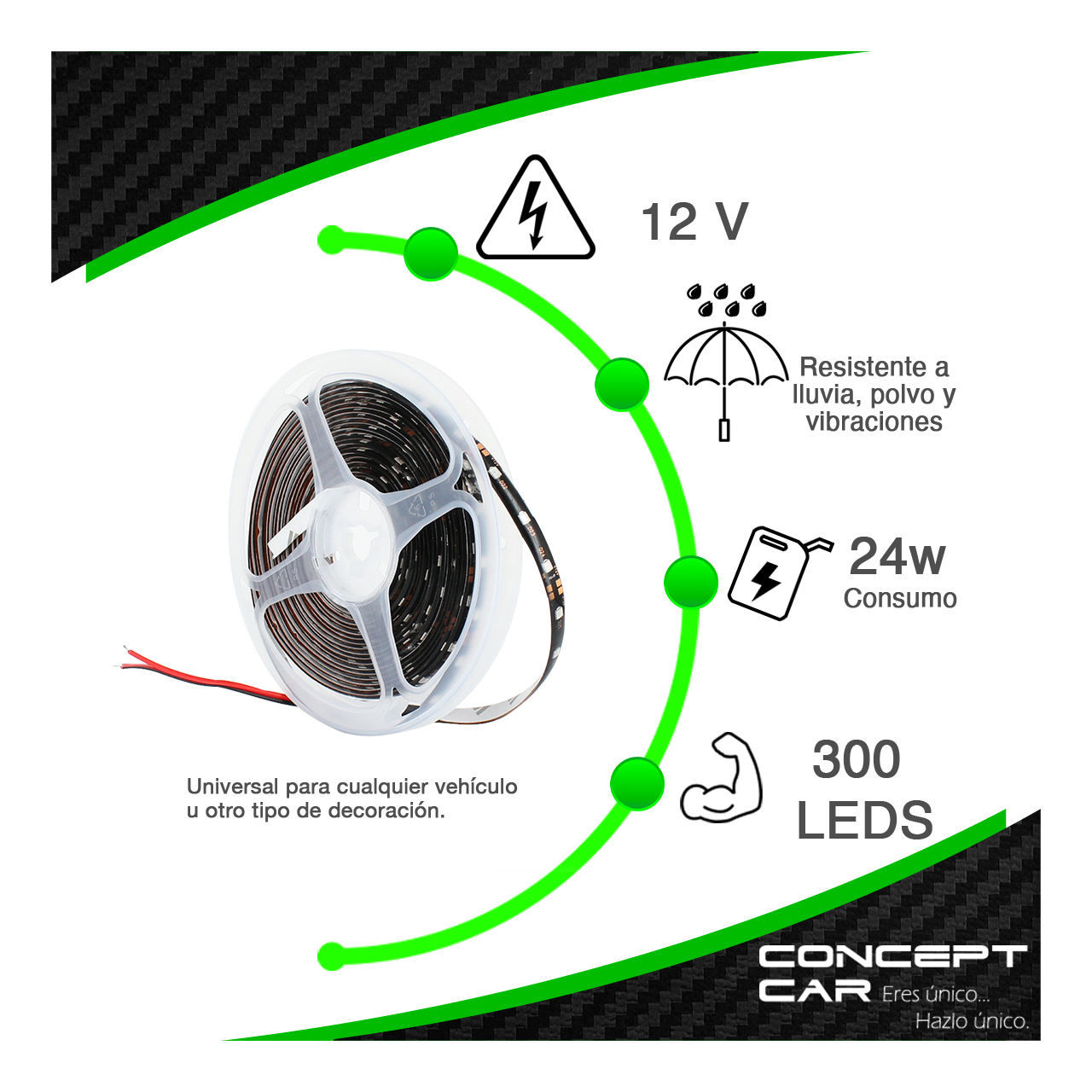 Ruban LED Jaune 5 Mètres - 300 LED Type 3528 - Pour Décoration Intérieure & Extérieure