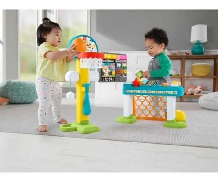 Centro Attività Per Neonati Fisher-Price Salvaspazio - Salterello Con Giochi, Luci E Musica, Regolabile In Altezza (FDG98)