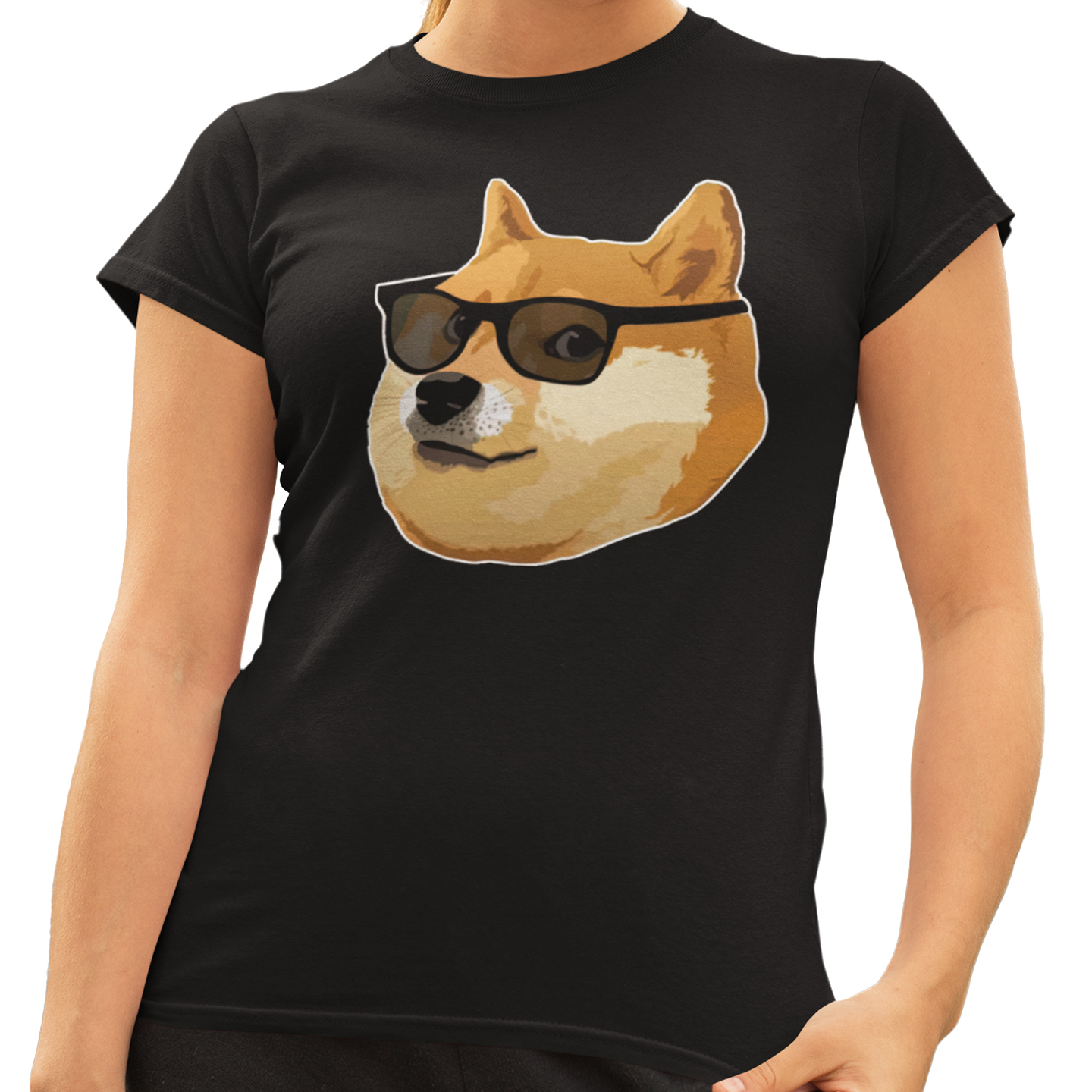 Playera Caballero, Dama y Niño Cheems Lentes Perro Meme