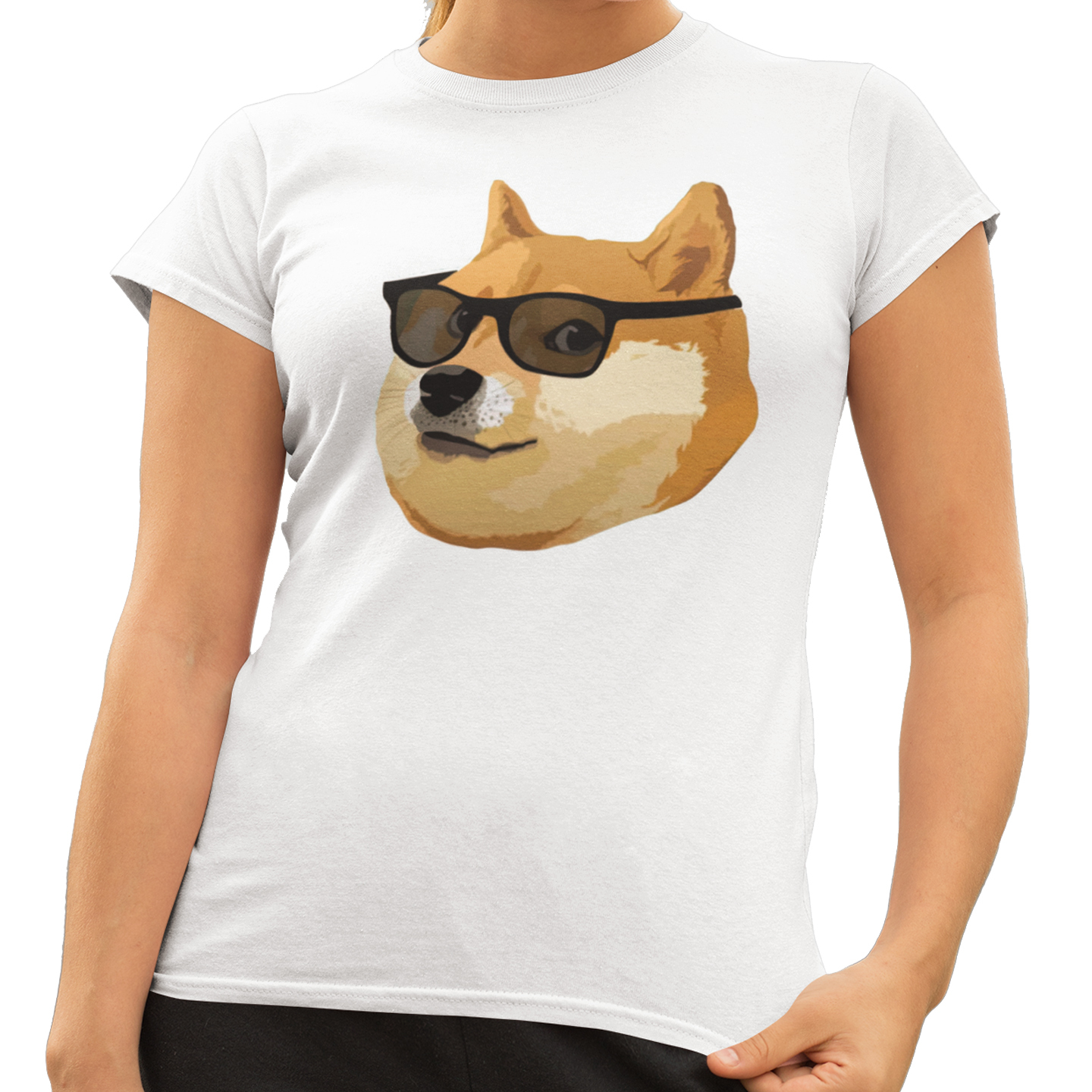 Playera Caballero, Dama y Niño Cheems Lentes Perro Meme