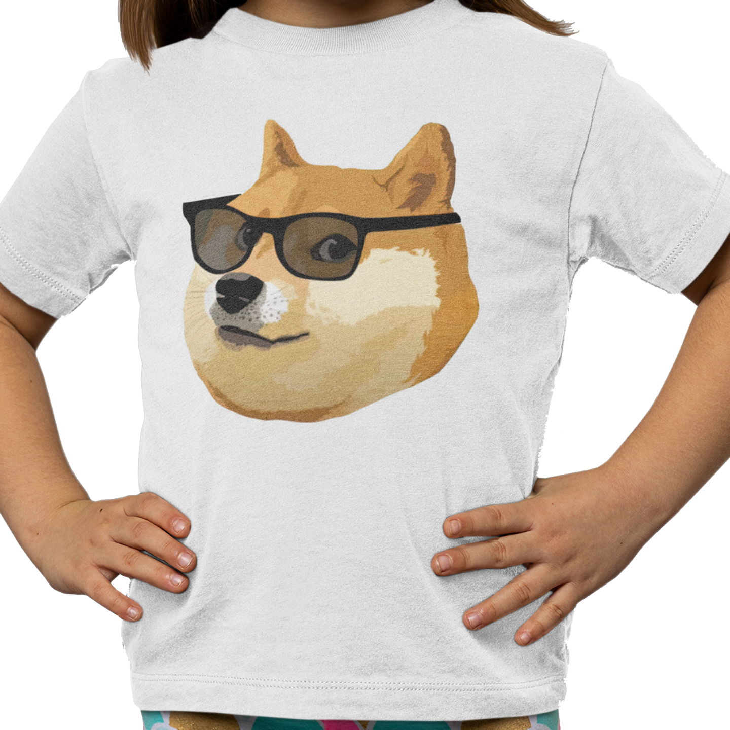 Playera Caballero, Dama y Niño Cheems Lentes Perro Meme