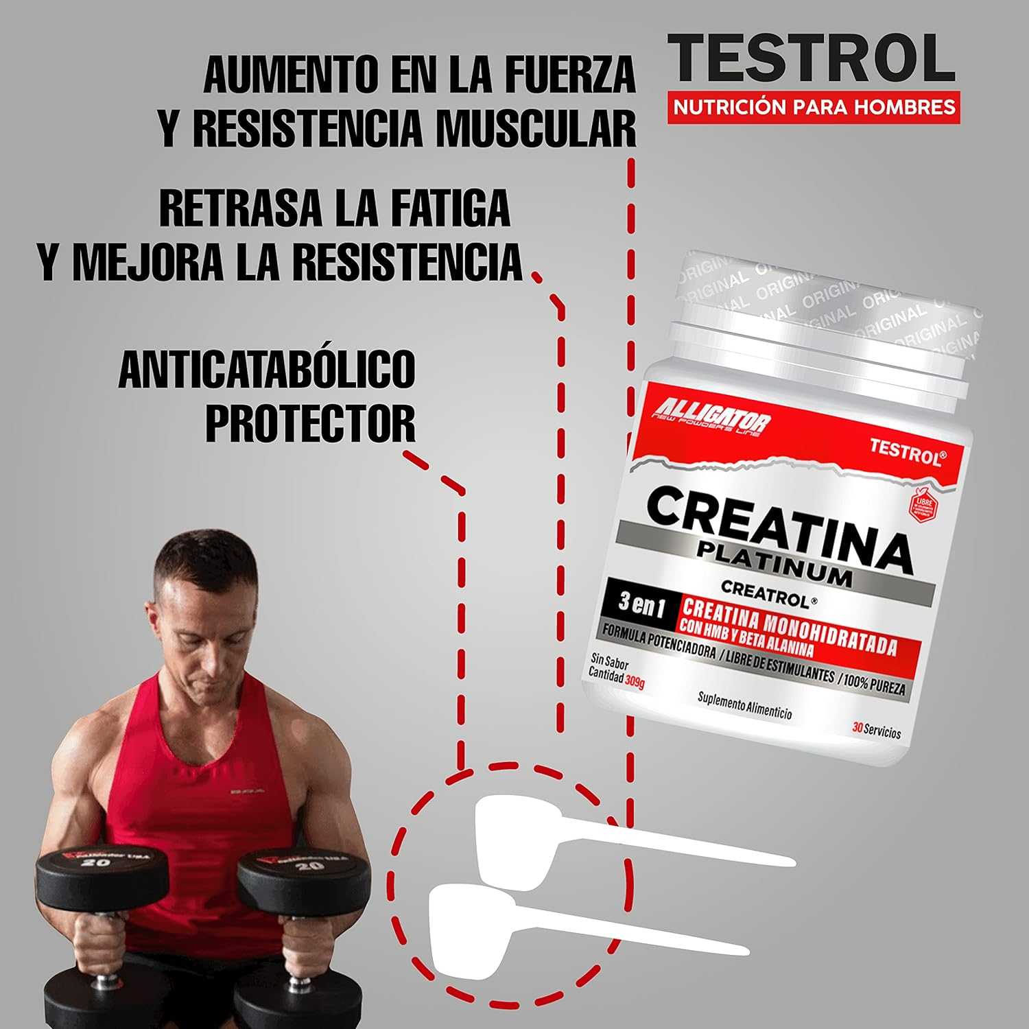 Creatina Platinum 30 servicios