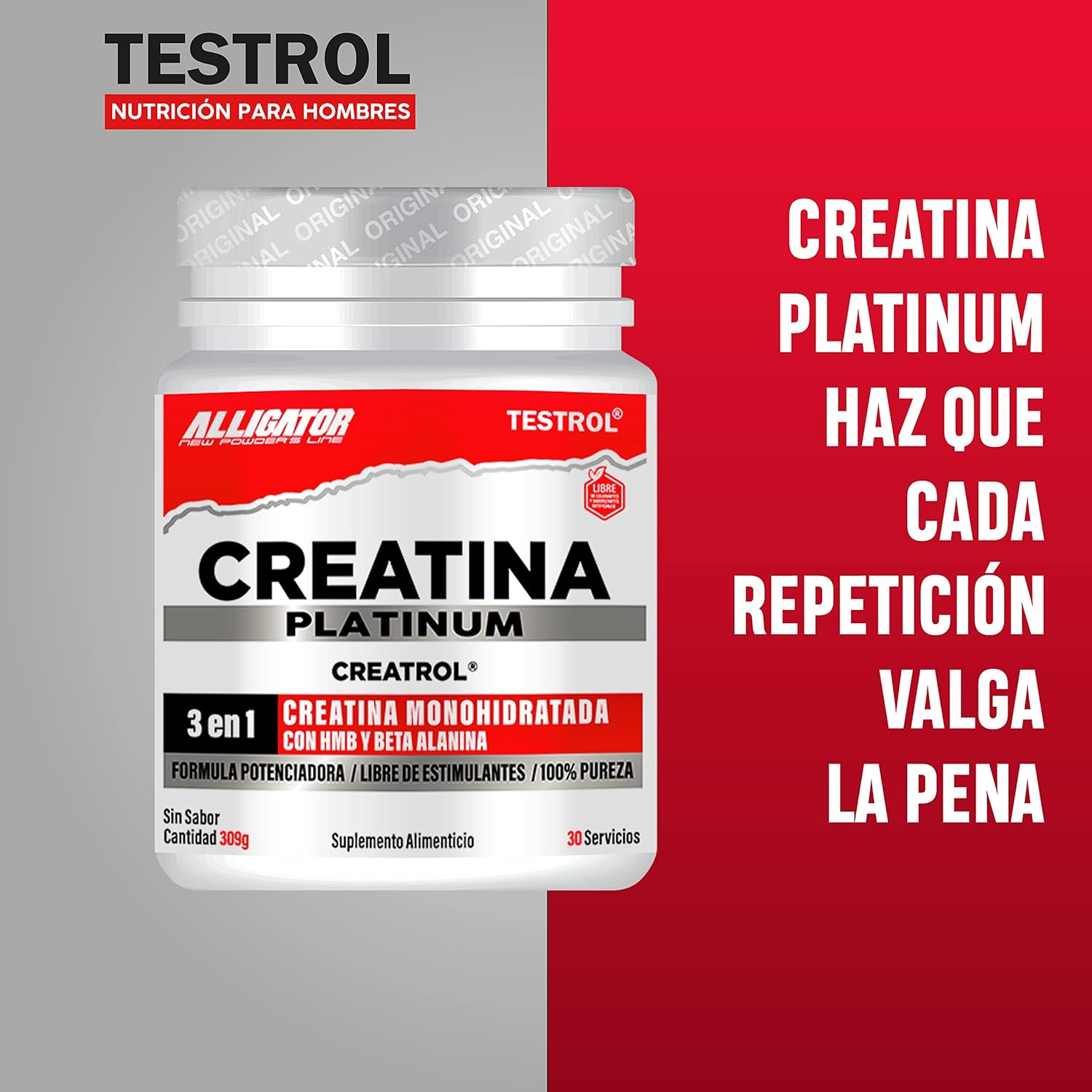 Creatina Platinum 30 servicios