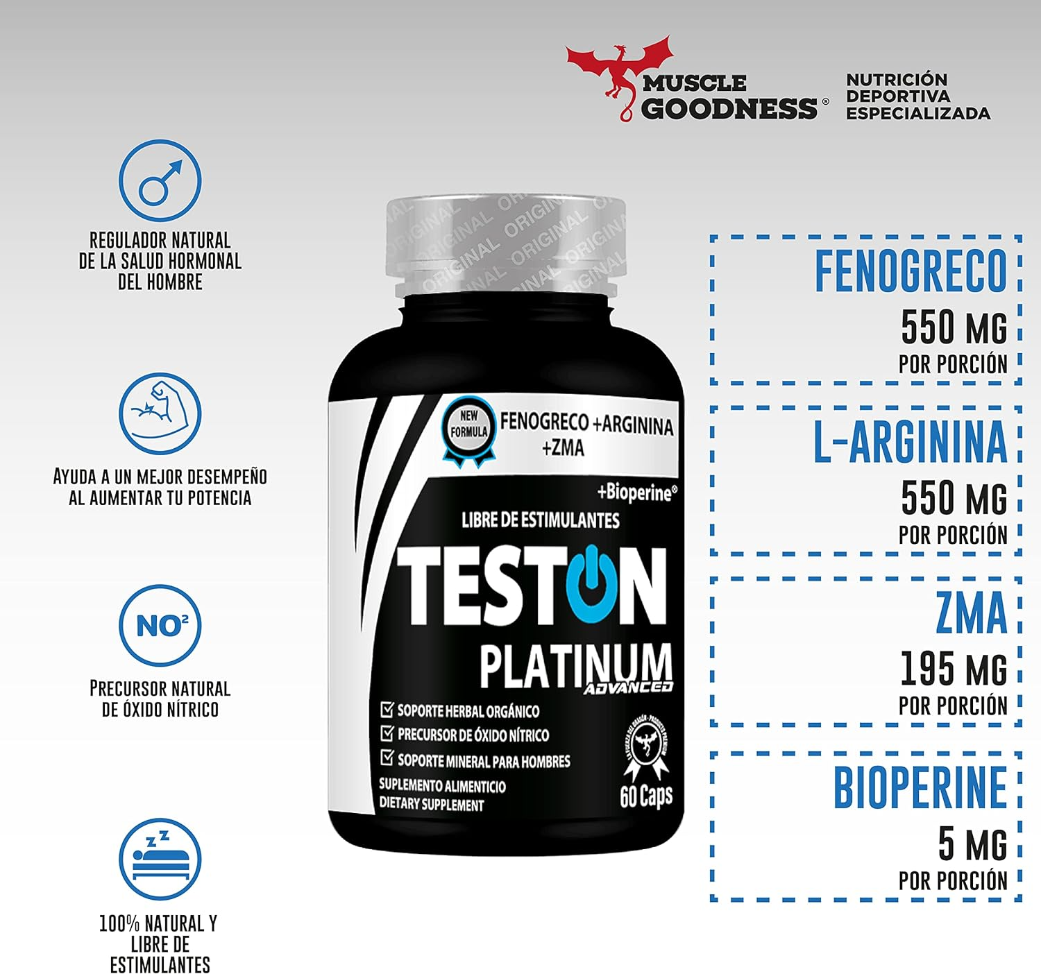 Teston Platinum Advanced 60 cápsulas
