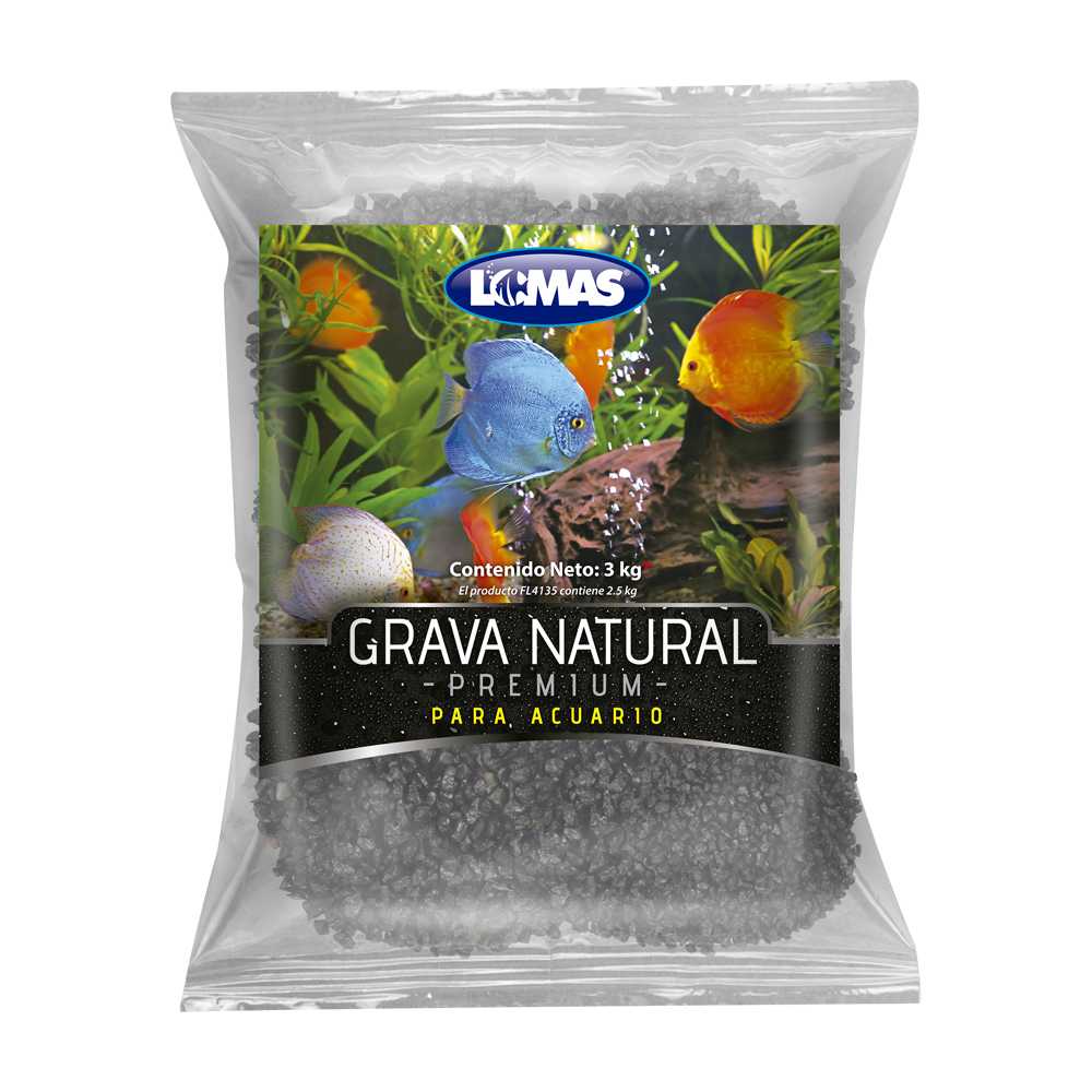 GRAVA PARA ACUARIO MARMOL NEGRO OBSIDIANA 3 KG