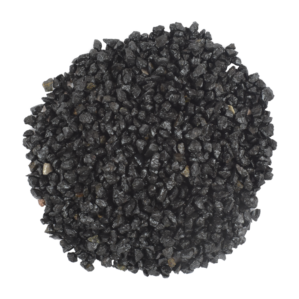 GRAVA PARA ACUARIO MARMOL NEGRO OBSIDIANA 3 KG
