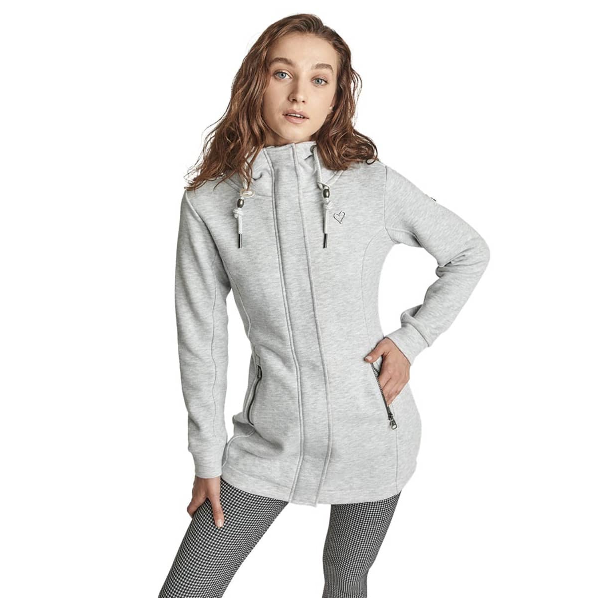 Sudadera con capucha marca Holly Land, color gris, mod. 999146
