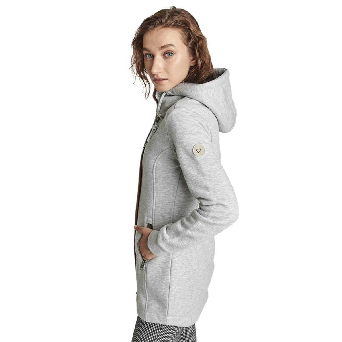 Sudadera con capucha marca Holly Land, color gris, mod. 999146