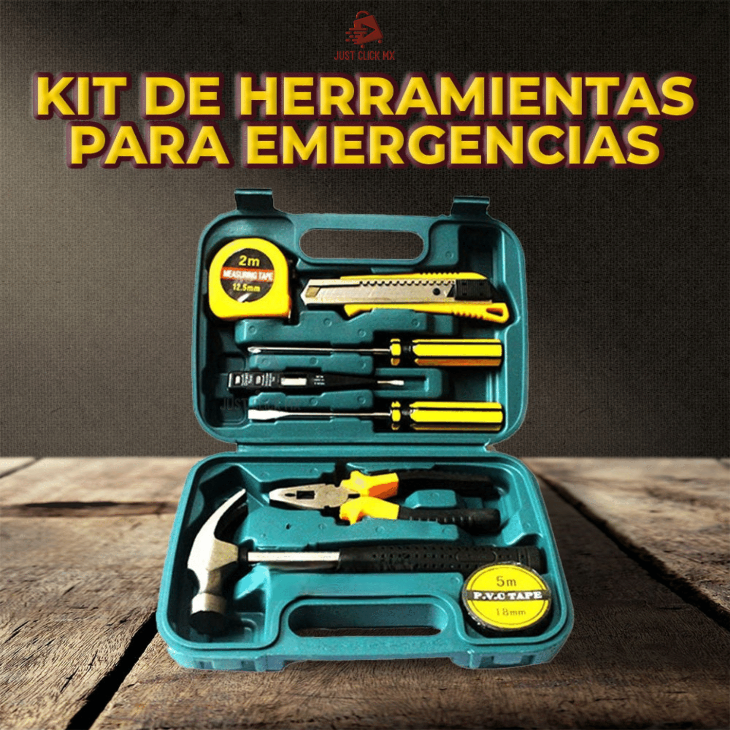 Set Juego De Herramientas Básicas 8 En 1 Profesional