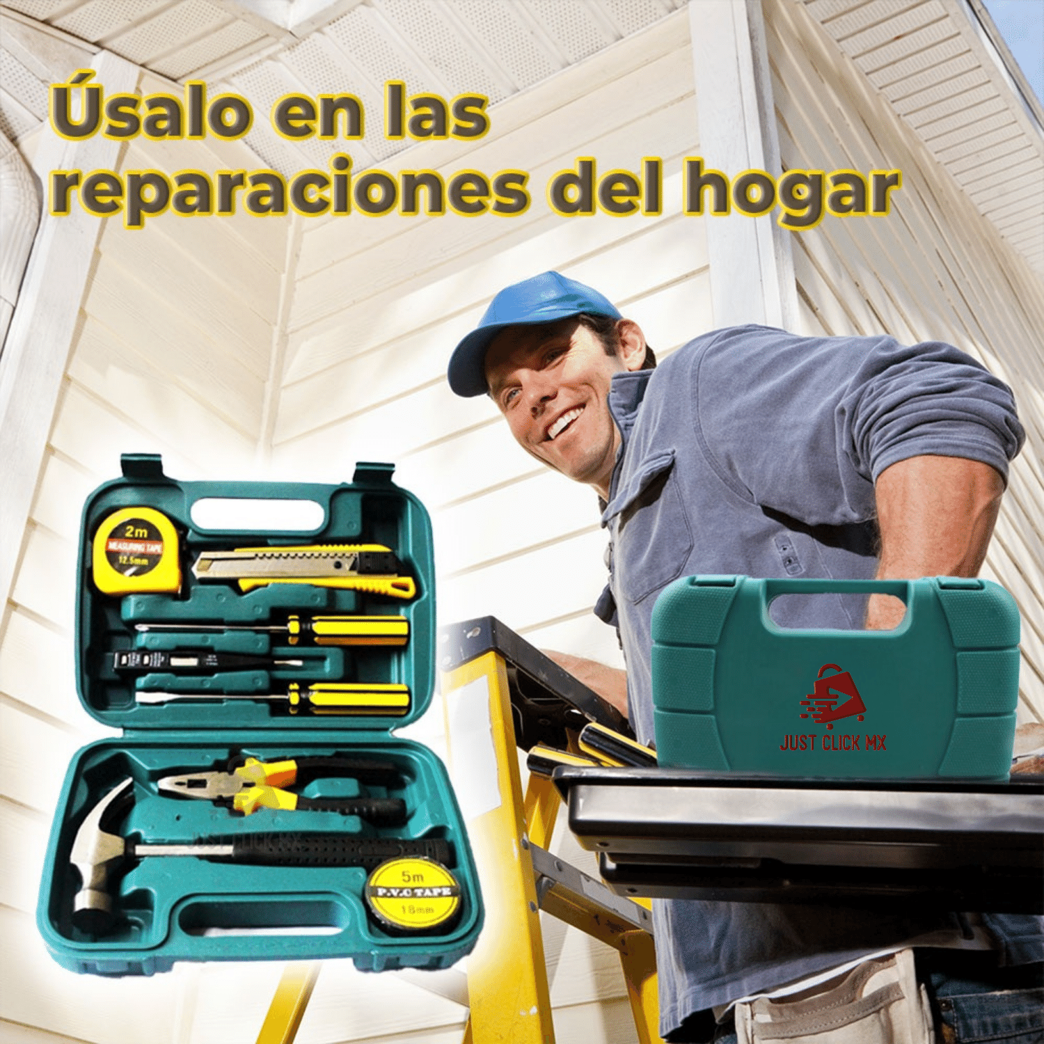 Set Juego De Herramientas Básicas 8 En 1 Profesional