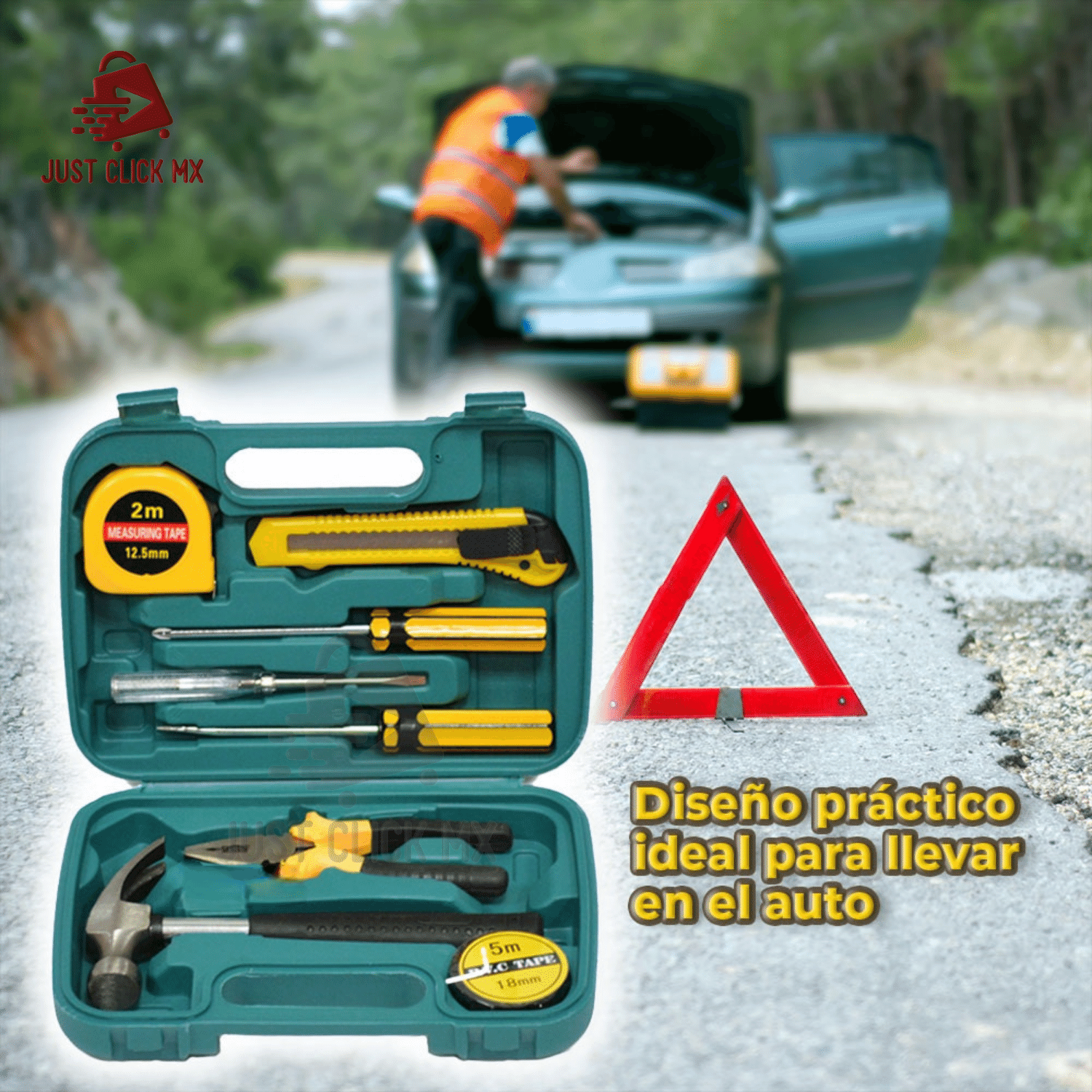 Set Juego De Herramientas Básicas 8 En 1 Profesional