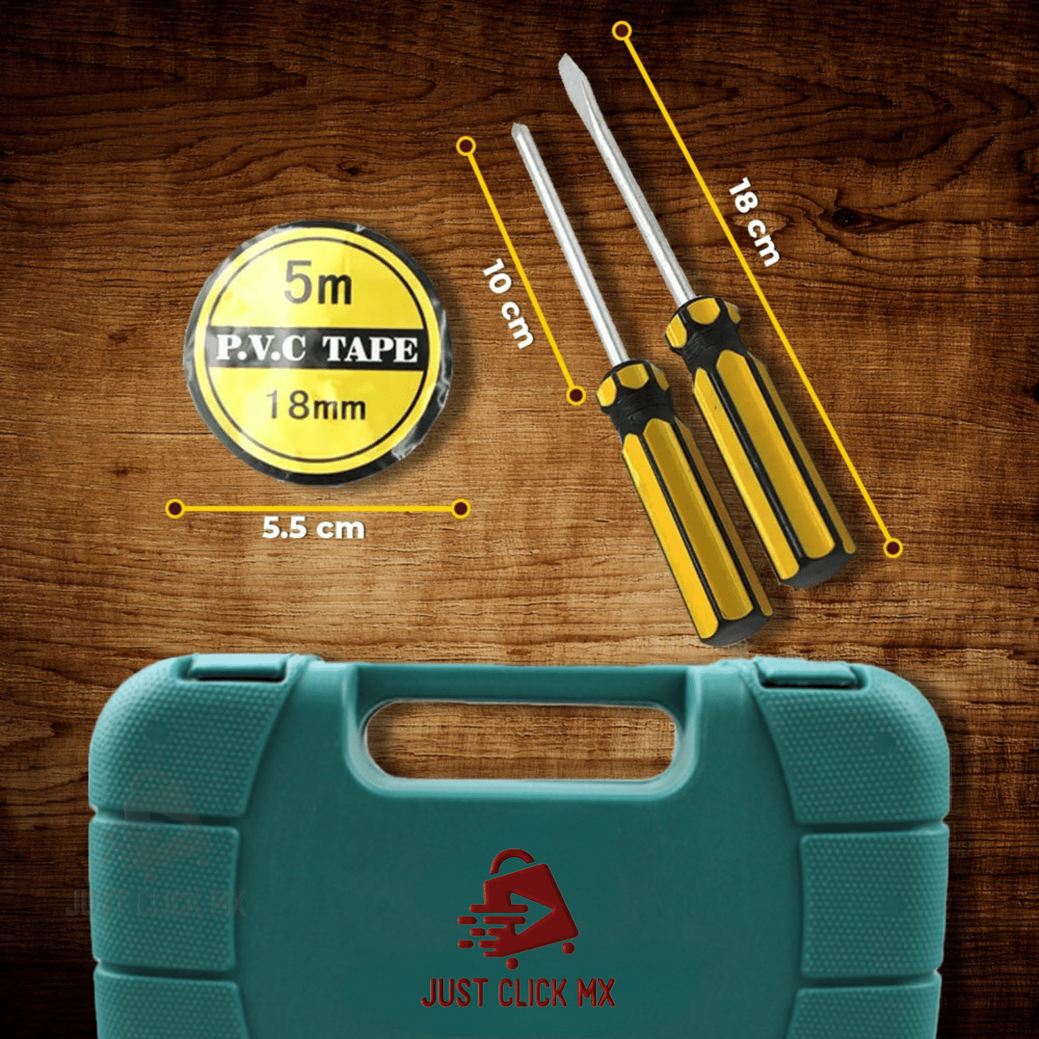 Set Juego De Herramientas Básicas 8 En 1 Profesional