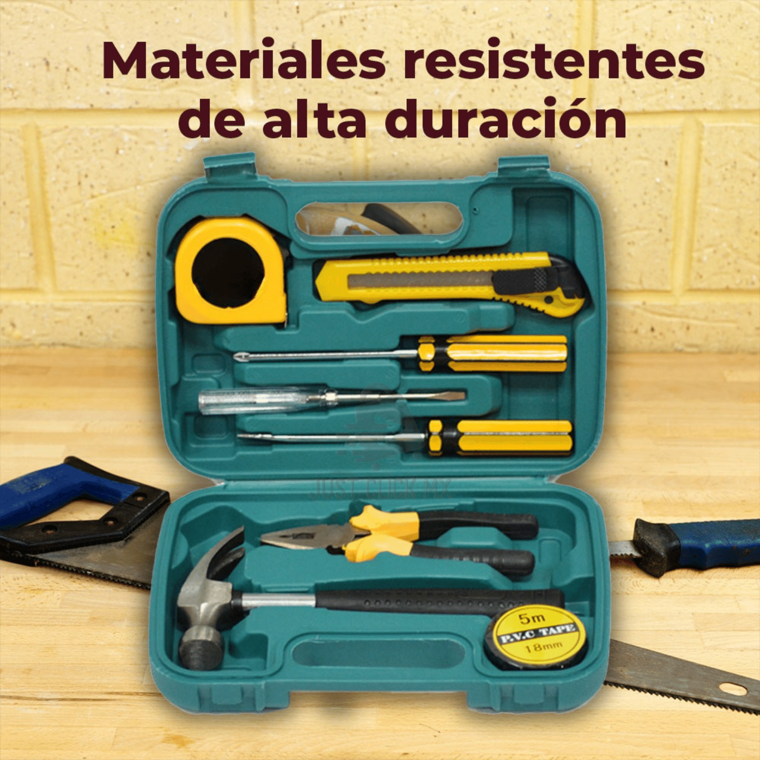 Set Juego De Herramientas Básicas 8 En 1 Profesional