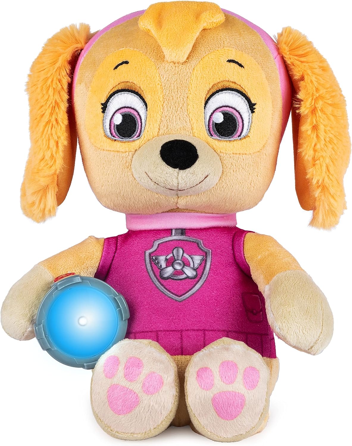 Paw Patrol Snuggle Up Peluche Skye Con Sonido Y Linterna