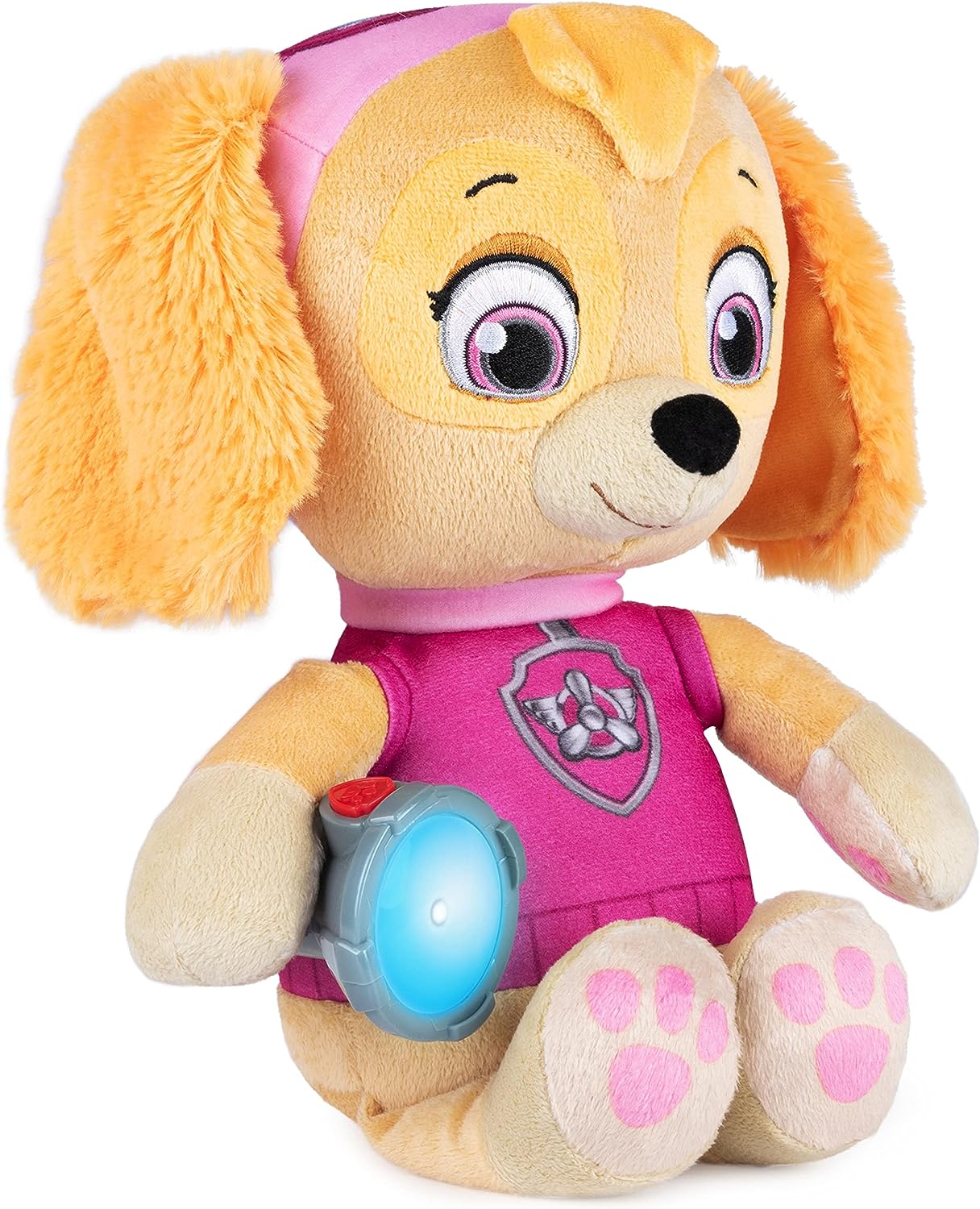 Paw Patrol Snuggle Up Peluche Skye Con Sonido Y Linterna