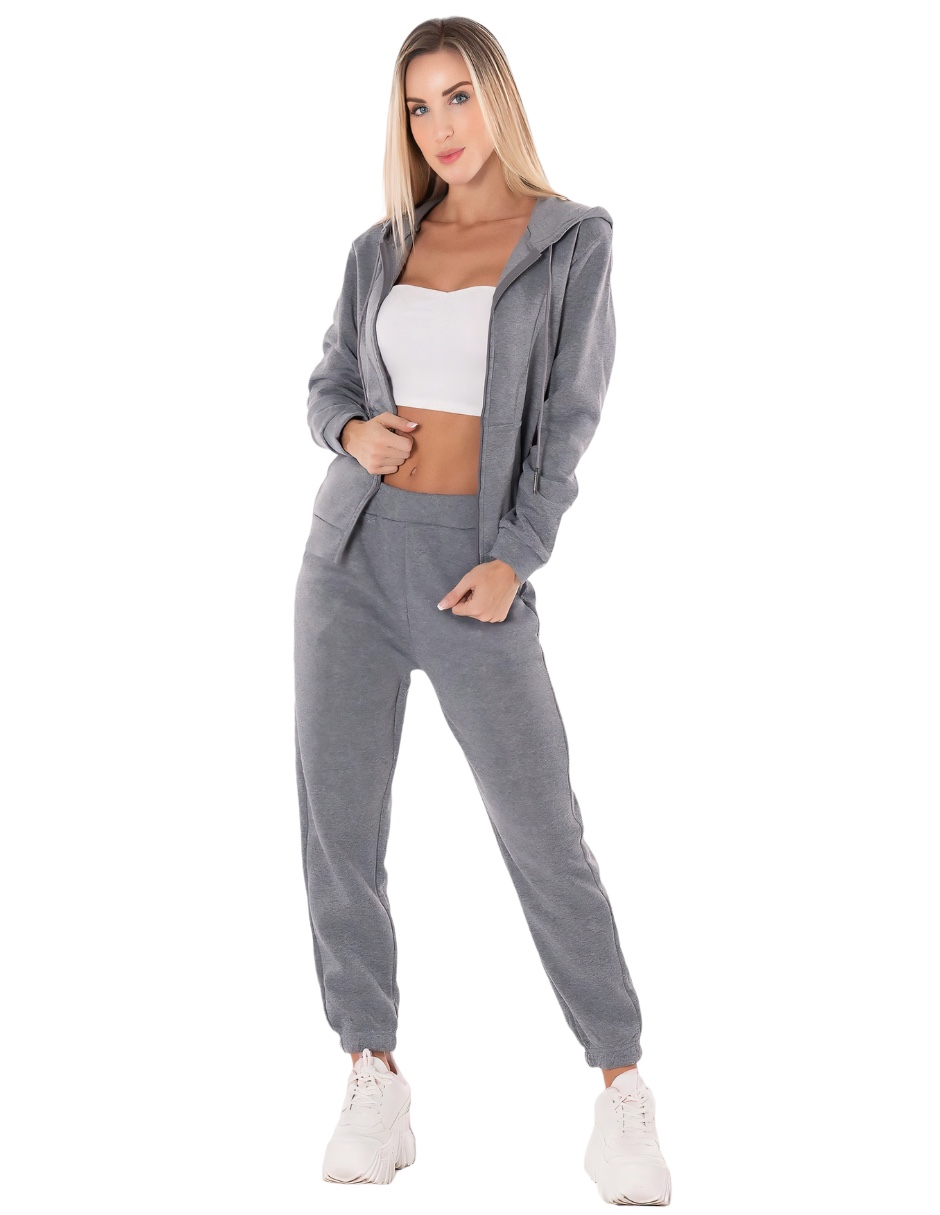 Conjunto Mujer Térmico Pant Y Sudadera Capucha Set De Pants