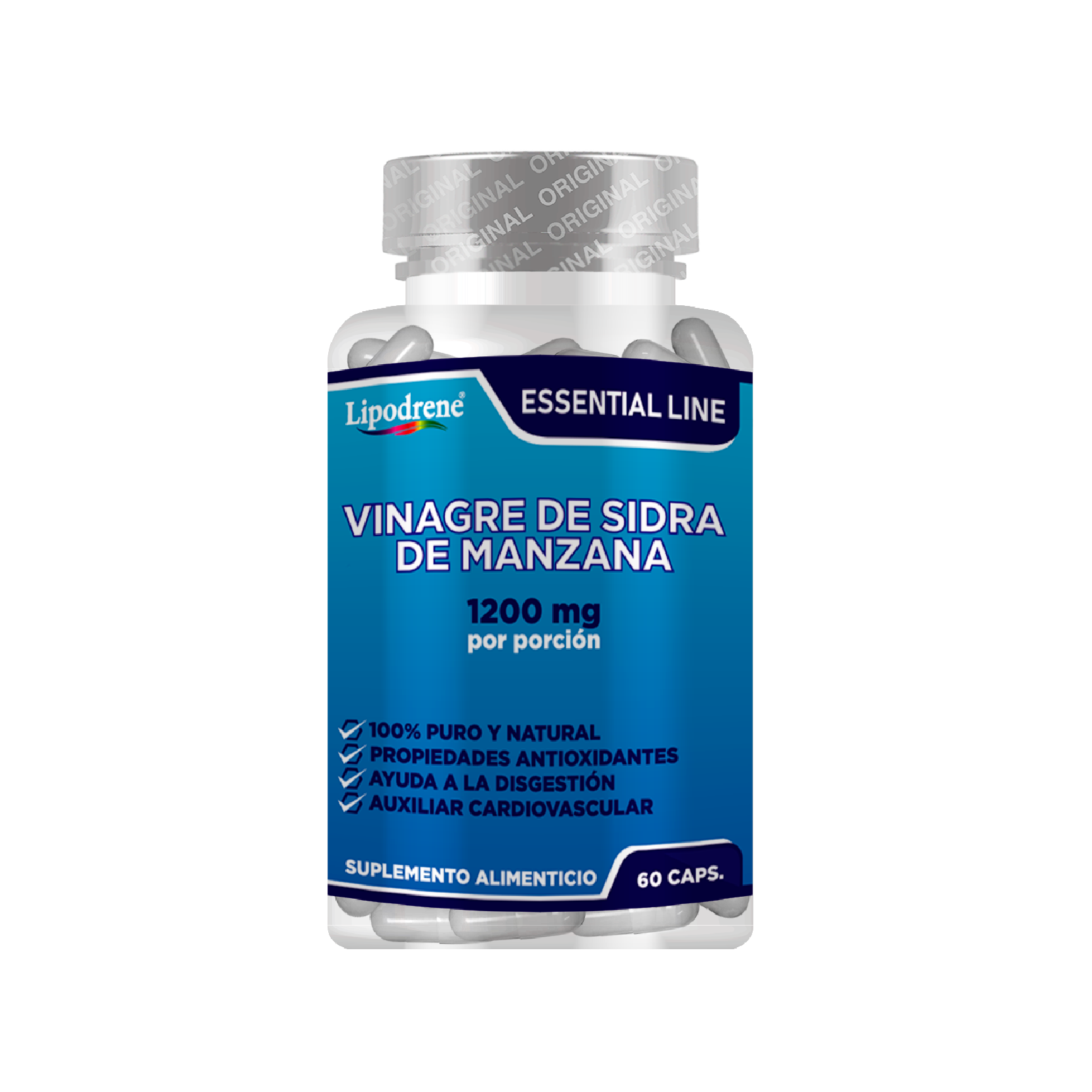 Vinagre de Manzana Lipodrene 60 cápsulas