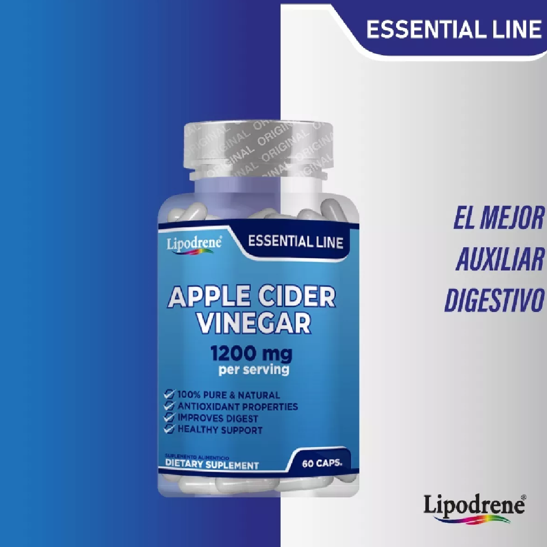 Vinagre de Manzana Lipodrene 60 cápsulas