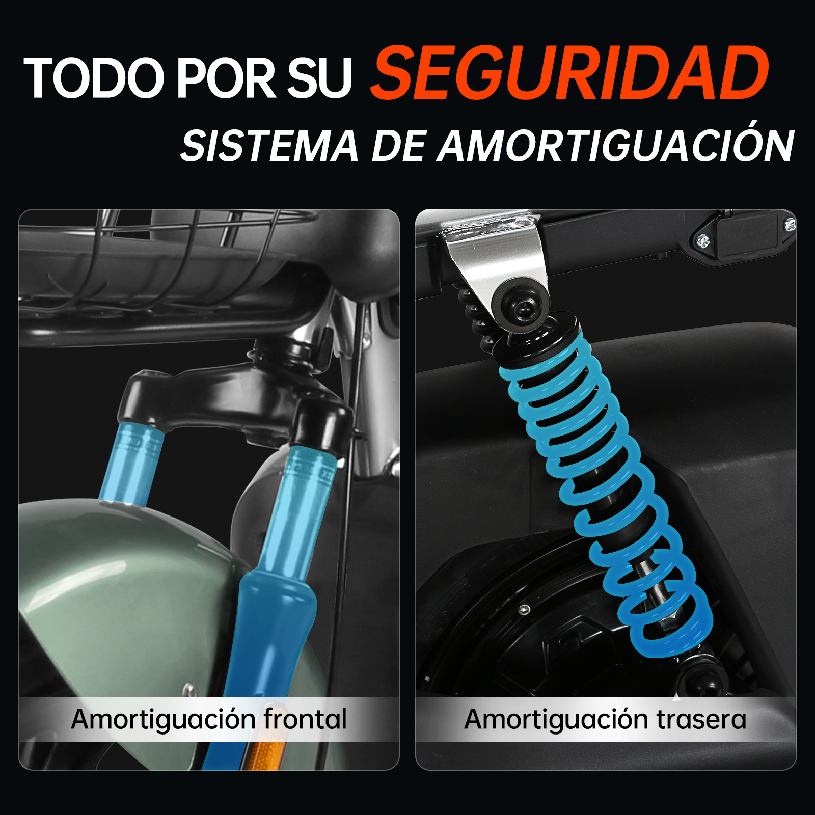 Motobici eléctrica Honey Whale U3S Verde.