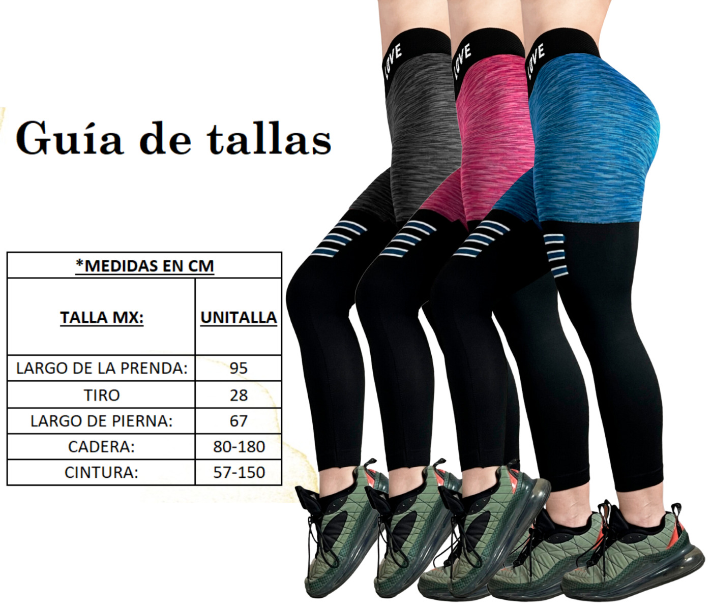 Mallas Deportivas Leggins Gym Interior Térmico Mujer Mallone
