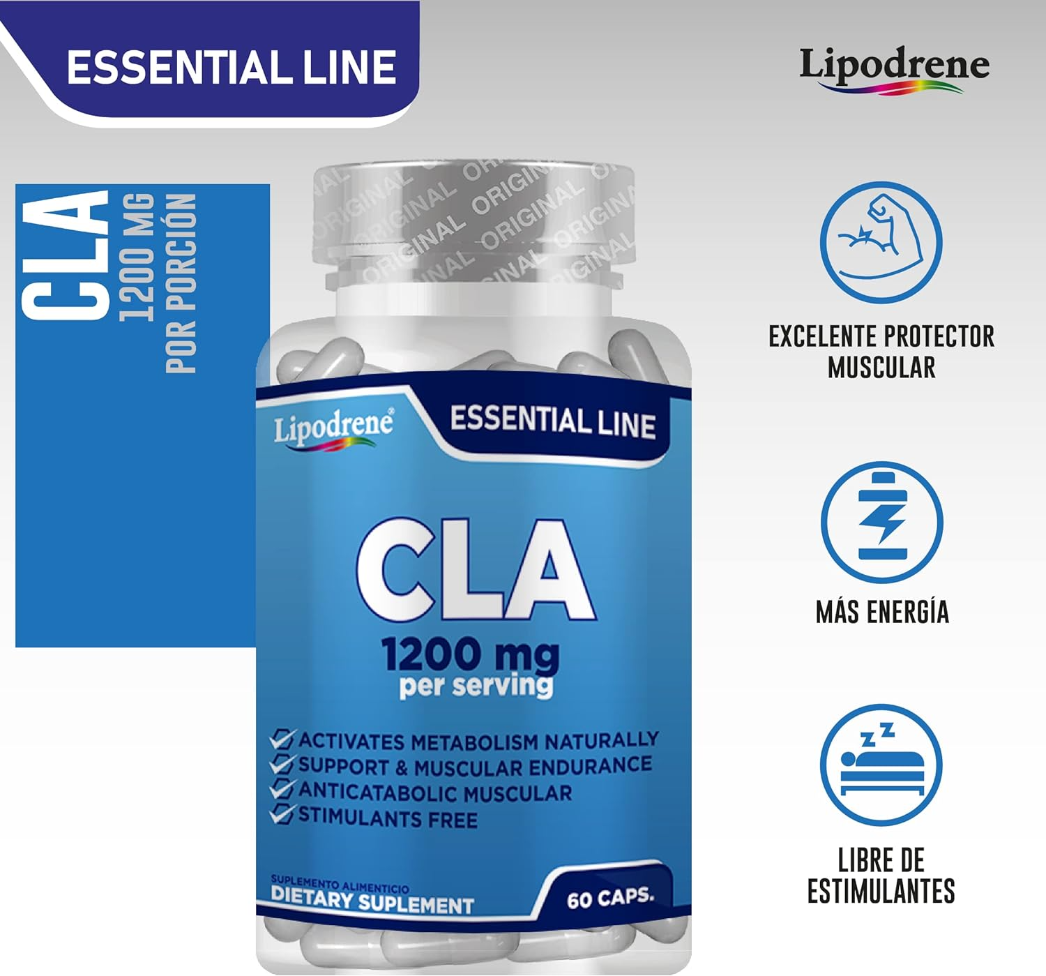 CLA Lipodrene 60 cápsulas